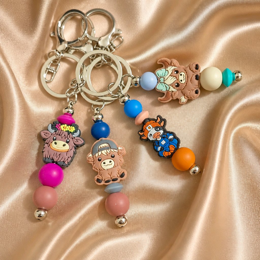 Cow keyrings
