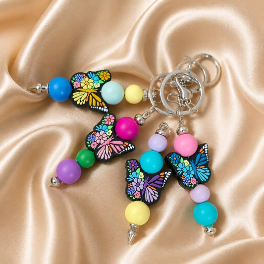 Butterfly keyring