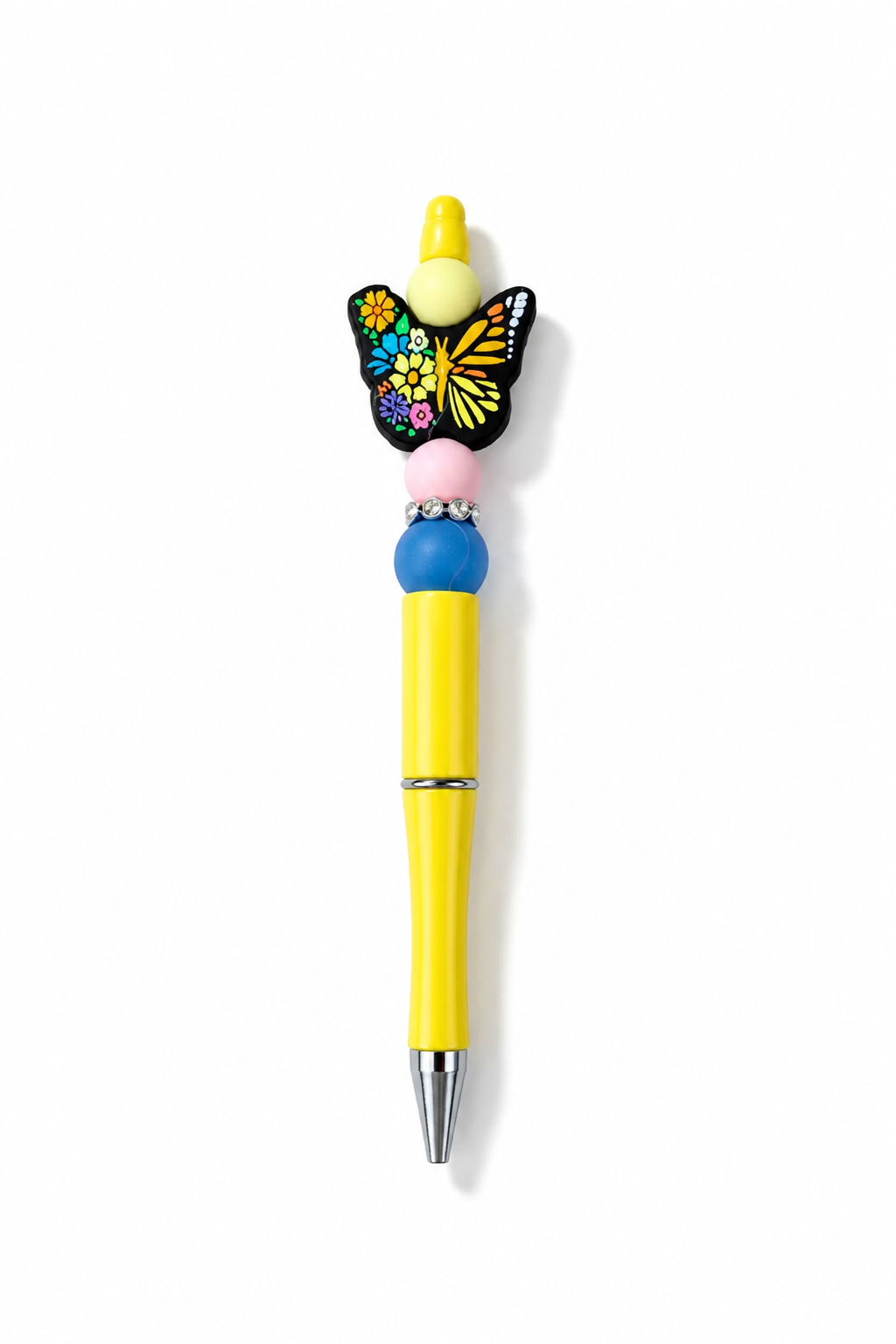 Butterfly Beaded Pens decorative design