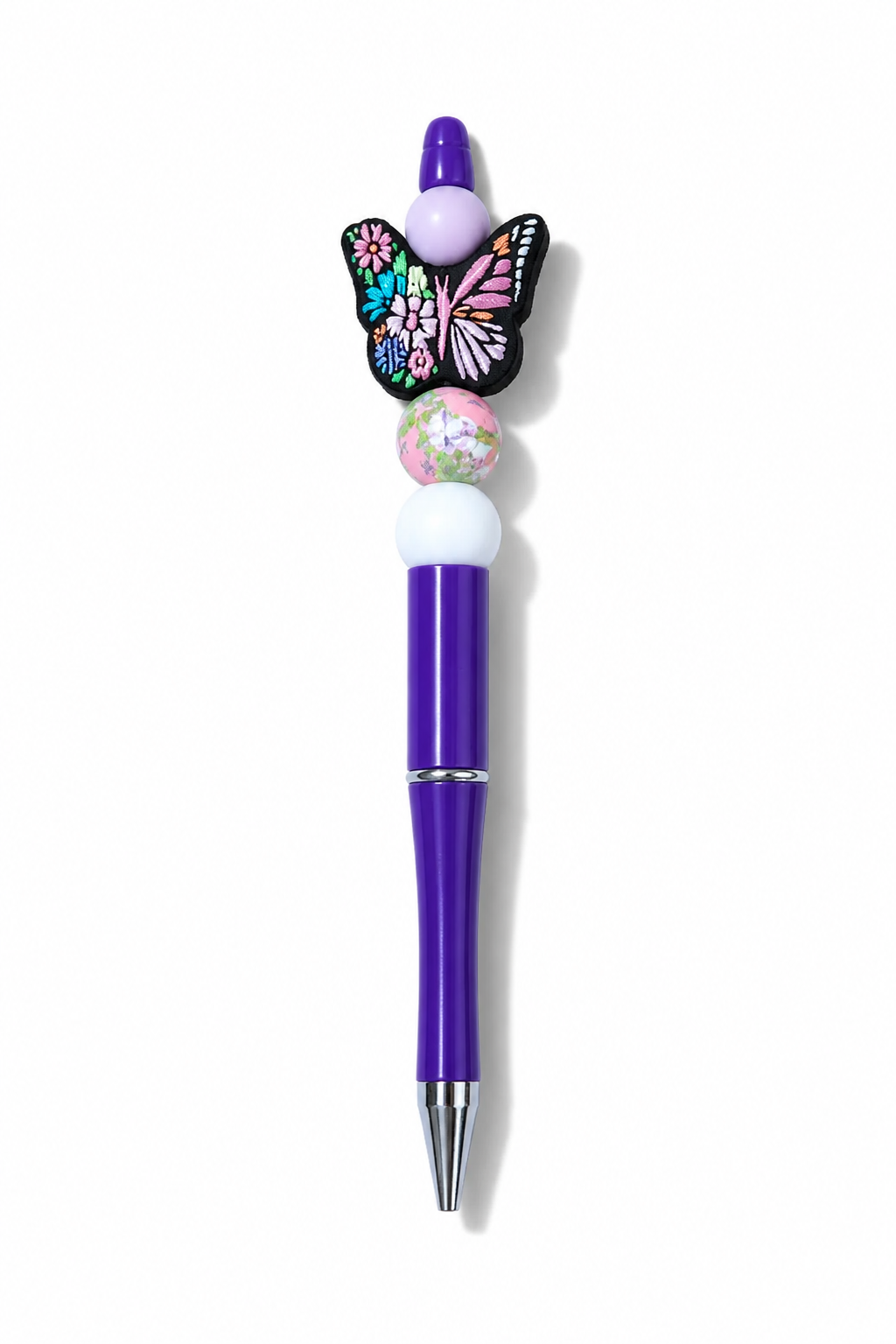 Butterfly Beaded Pens with beaded details