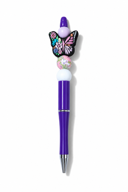 Butterfly Beaded Pens with beaded details