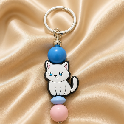 Cat Keyring cute feline design