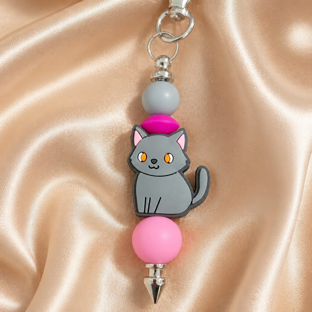 Cat Keyring close-up detail