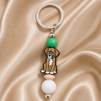 Dog Keyring attached to keys