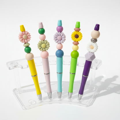 Daisy Beaded Pen floral design