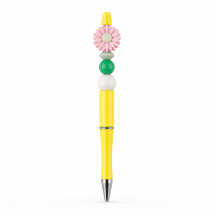 Daisy Beaded Pen front view
