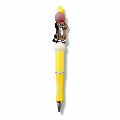 Dog Beaded Pens close-up of decorative details